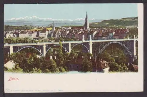 Ansichtskarte Bern Schweiz Brücke Viadukt