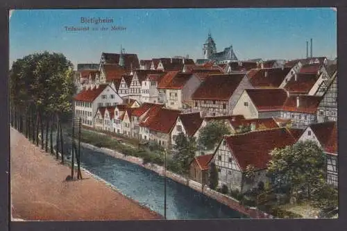 Ansichtskarte Bietigheim Baden-Württemberg Feldpost 1918 Waldkirchen Bayern