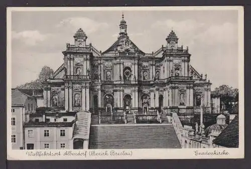 Ansichtskarte Breslau Schlesien Ostgebiete Albendorf Gnadenk. Dresden Sachsen