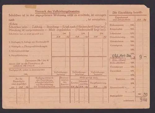 Dux Duchcov Tschechien Besetzung Sudetenland Deutsches Reich Nachnahme Paketkart