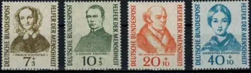 Bundesrepublik 222-225 Wohlfahrt Helfer Luxus postfrisch MNH Kat. 40,00