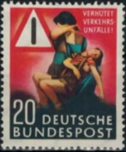 Bundesrepublik 162 BRD Verkehrsunfall-Verhütung postfrisch MNH Kat.-Wert 18,00