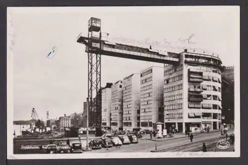 Ansichtskarte Stockholm Schweden Katarinahissen Auto Oldtimer