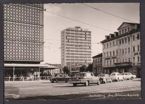 Auto Oldtimer Ansichtskarte Heidelberg Baden-Württemberg Am Bismarckplatz