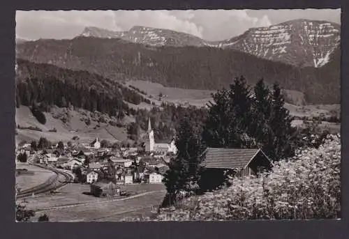 Ansichtskarte Oberstaufen Bayern Allgäu n. Hannover Niedersachsen Totalansicht