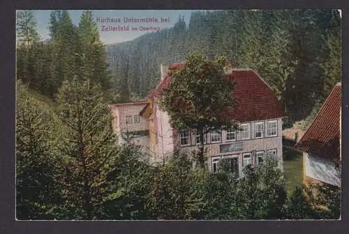 Ansichtskarte Zellerfeld Niedersachsen Oberharz Kurhaus Untermühle