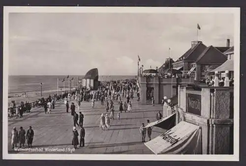 Ansichtskarte Westerland Sylt Insel Schleswig Holstein Nordseebad