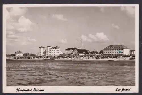 Ansichtskarte Duhnen Niedersachsen Nordseebad Meer Starnd ab Cuxhaven n.