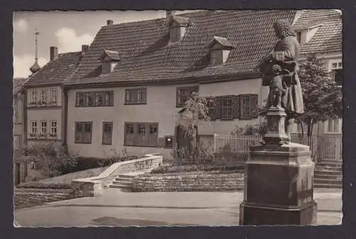 Ansichtskarte Eisenach Thüringen Bachhaus Bachdenkmal n. Arnstadt Thüringen