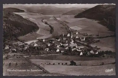 Ansichtskarte Dörnholthausen NRW Sauerland Reklame Privatpension Zwei Tannen