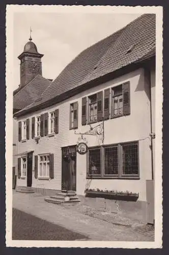 Ansichtskarte Beerfelden Odenwald Hessen Gastronomie Gasthaus Zum goldenen