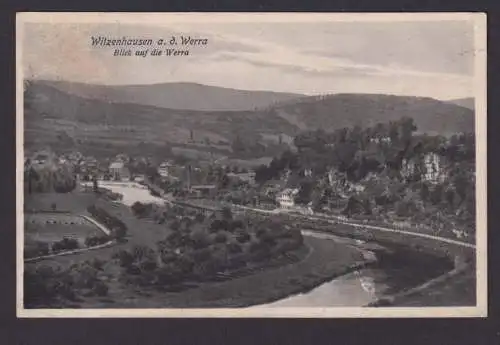 Ansichtskarte Witzenhausen a.d. Werra Hessen Reklame Hotel Golderner Löwe Inh.