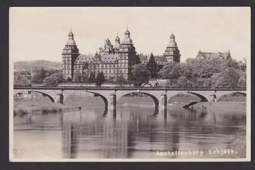 Aschafenburg Bayern Deutsches Reich Ansichtskarte Postasache Rechtzeitig