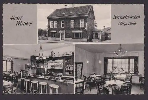 Ansichtskarte Wermelskirchen NRW Bergisches Land Gastronomie Hotel Mehler