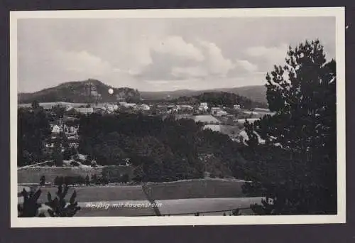 Ansichtskarte Weißig Sachsen Königstein Rauenstein Söchsisches Felsengebirge