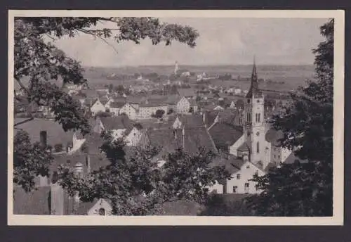 Ansichtskarte Mainburg Bayern Totalansicht n. Warngau Verlag Zerle München