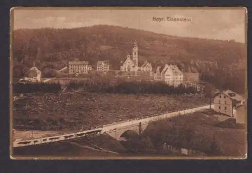 Ansichtskarte Bayerisch Eisenstein Bayern Totalansicht