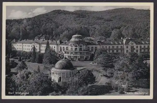 Bad Wildungen Hessen Deutsches Reich Ansichtskarte Gesundheit SST Das Blasen u.