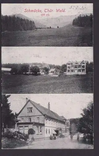 Ansichtskarte Schmücke Thüringen Thüringer Wald Versch. Ortsansichten