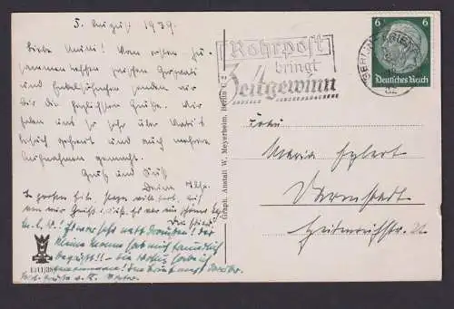 Berlin Friedenau Deutsches Reich Drittes Reich Ansichtskarte Postsache SST