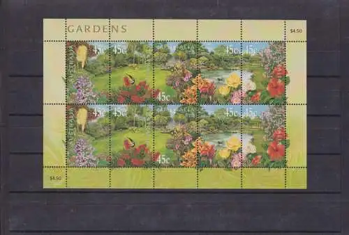 Ozeanien Australien Kleinbogen Gardens Gärten 1907-1911 Luxus postfrisch MNH