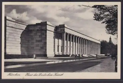 Deutsches Reich SST München Tag der Deutschen Kunst auf Ansichtskarte 10.7.1938