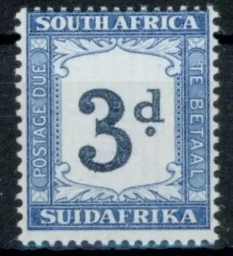 Südafrika P 27 A 3p Portomarke 1932 kopfstehendes WZ tadellos postfrisch