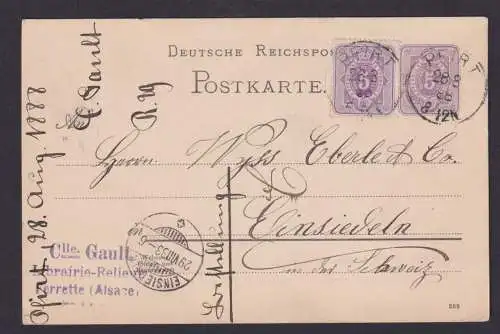 Deutsches Reich inter. K1 Pfirt Ferrette Alsace Elsass Grafschaft Frankreich