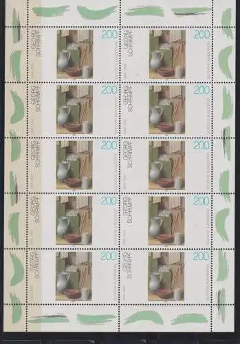 Bund Kleinbogen Zehnerbogen 1774-1776 Malerei Luxus postfrisch MNH Kat. 80,00