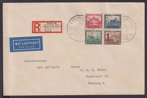 Herzstück Block 1 Deutsches Reich R Brief IPOSTA Berlin sehr selt. FDC (3000,-)