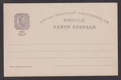 Portugal Europa Bild Ganzsache 1898 Centanario da India