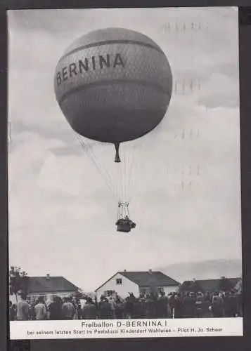 Flugpost Airmail Großbritannien Europa 1965 SST Ballonpost Kinderdorf Ballonflug