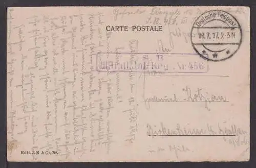 Ansichtskarte 1.Weltkrieg Namur Frankreich Feldpost 1917 Birkenheim Brandenburg