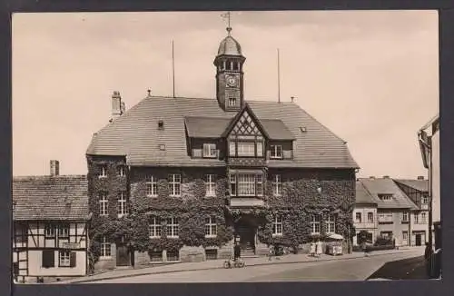 Ansichtskarte Gernrode Harz Sachsen-Anhalt Rathaus