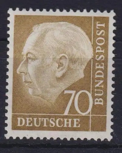 Bund 191 70 Pfg. Heuss Luxus postfrisch MNH Kat.-Wert 18,00