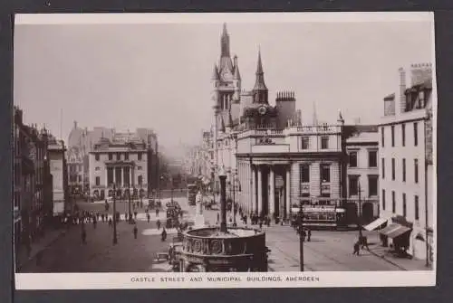 Ansichtskarte Aberdeen Schottland Castle Street Großbritannien