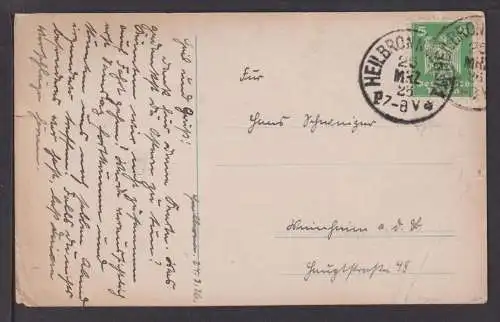 Ansichtskarte Heilbronn Baden-Württemberg Vom Rauchen 1926 Weinheim