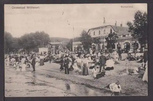 Ansichtskarte Möltenort Schleswig-Holstein Badestrand 1911 Rethwisch