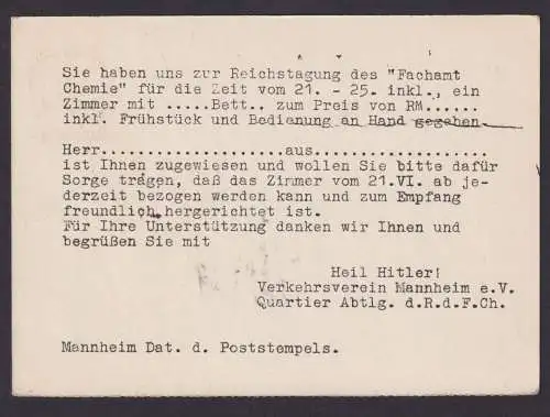 Deutsches Reich Postkarte Berlin Charlottenburg selt. SST Gr. Dt. Rundfunk