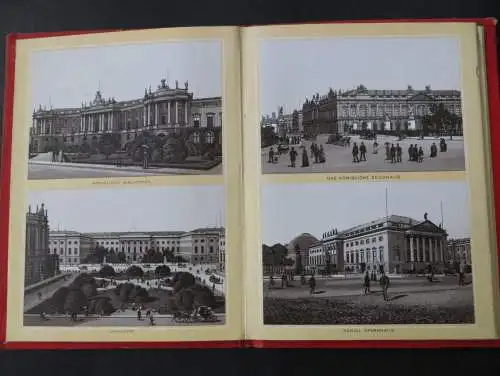 Leporello Album von Berlin 24 Bilder Verlag L. Glaser Leipzig Jugendstil selten