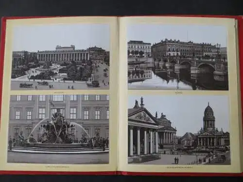 Leporello Album von Berlin 24 Bilder Verlag L. Glaser Leipzig Jugendstil selten