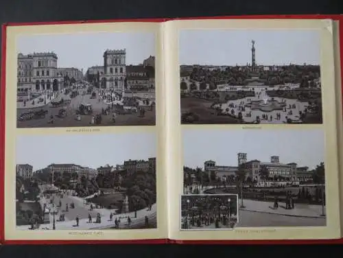 Leporello Album von Berlin 24 Bilder Verlag L. Glaser Leipzig Jugendstil selten