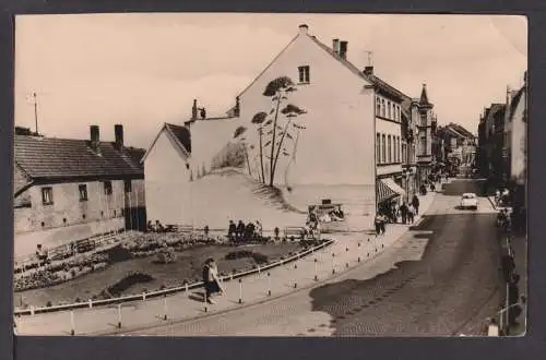 Ansichtskarte Waren Müritz Mecklenburg-Vorpommern Langestraße Berlin