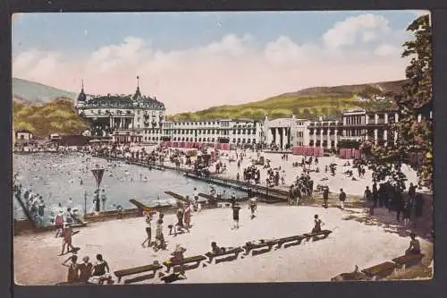 Ansichtskarte Baden bei Wien Österreich Thermal Strandbad Ulm Baden-Württemberg