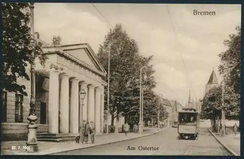 Ansichtskarte Bremen Ostertor Straßenbahn Transportt & Verkehr nach CSSR