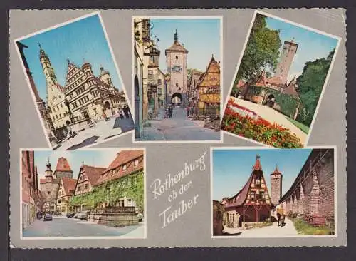 Ansichtskarte Rothenburg ob der Tauber Bayern Simmozheim Baden-Württemberg