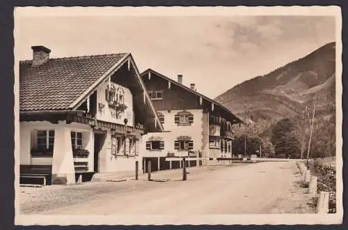 Bayrisch Zell Ansichtskarte Landesgrenze Bäckeralm Zoll Amt Bayrischzell