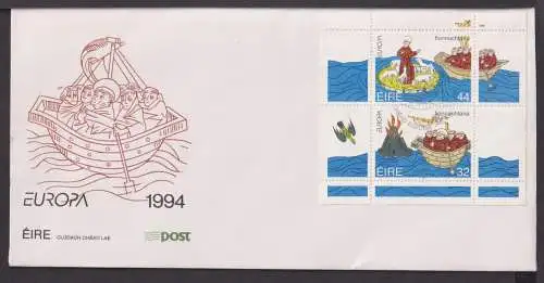 Briefmarken Irland Europa Brief Block 1994 Europa