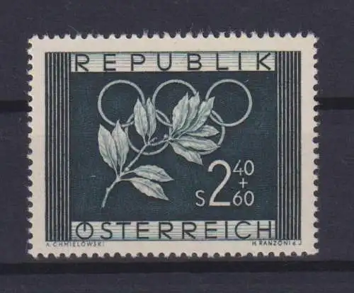 Sport Österreich 969 Olympia Oslo und Helsinki Luxus postfrisch MNH 25,00