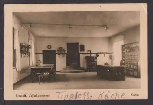 Ansichtskarte Tingleff Dänemark Volkshochschule 1917 Frörup Schleswig-Holstein